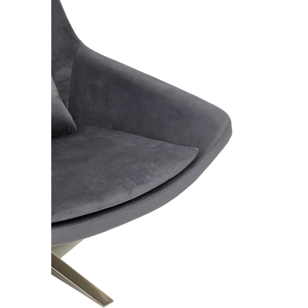 Plush Velvet Star Armchair