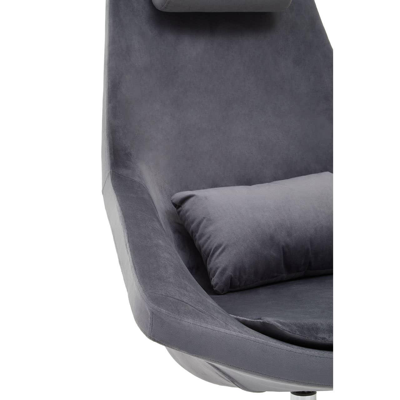 Plush Velvet Star Armchair