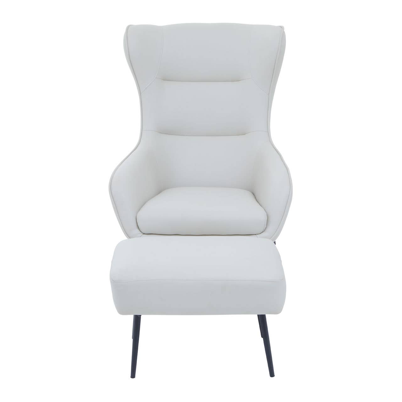 Modern Wingback Chair Set