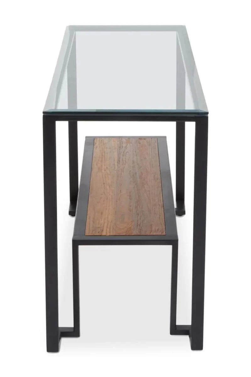 Roman Glass Console Table