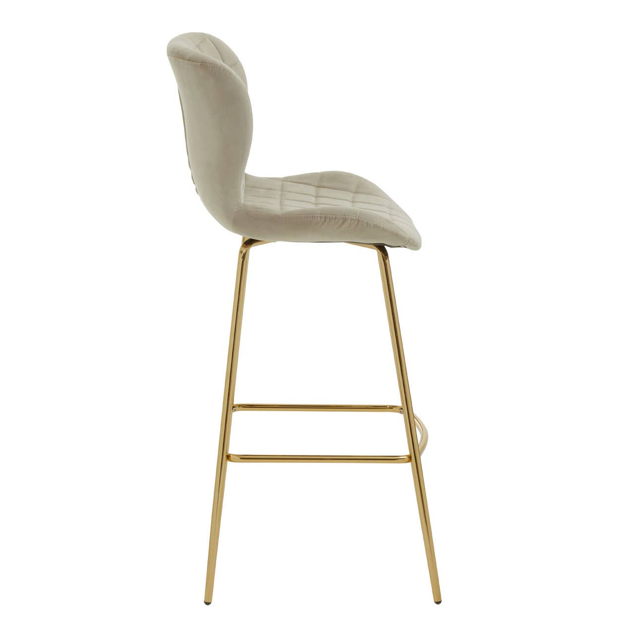 Luxe Velvet Gold Bar Chair