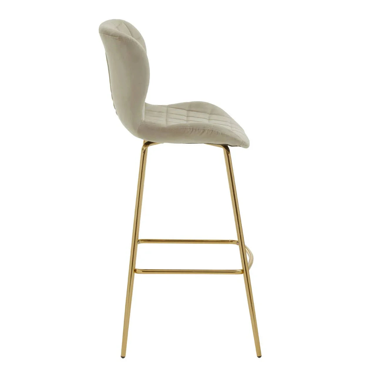 Luxe Velvet Gold Bar Chair