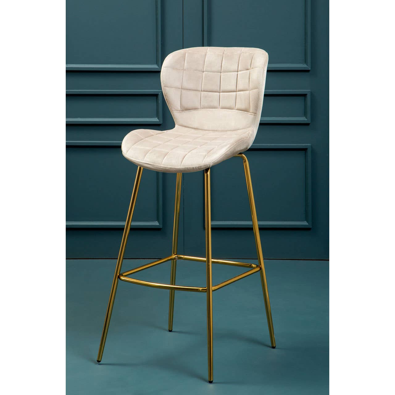 Luxe Velvet Gold Bar Chair