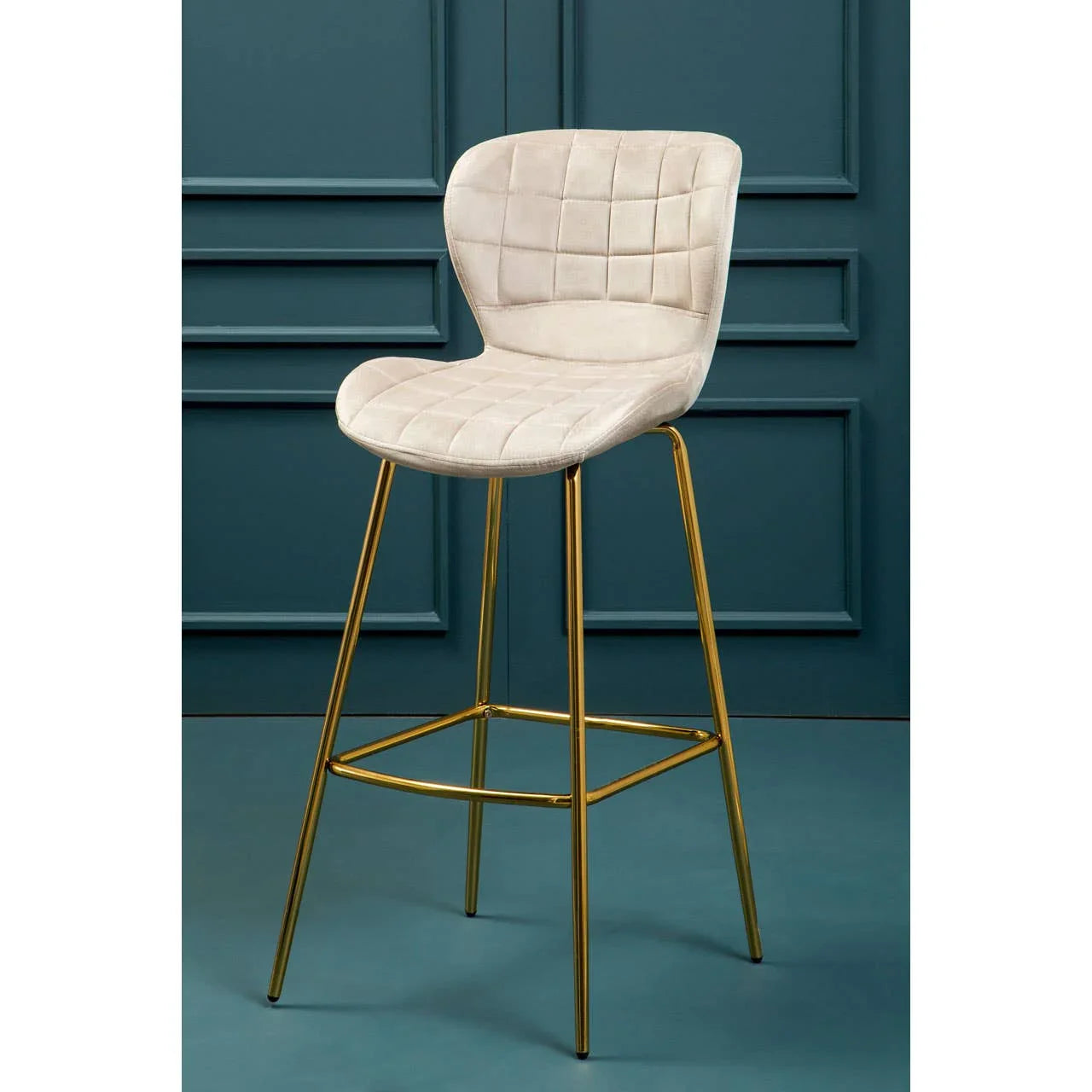 Luxe Velvet Gold Bar Chair