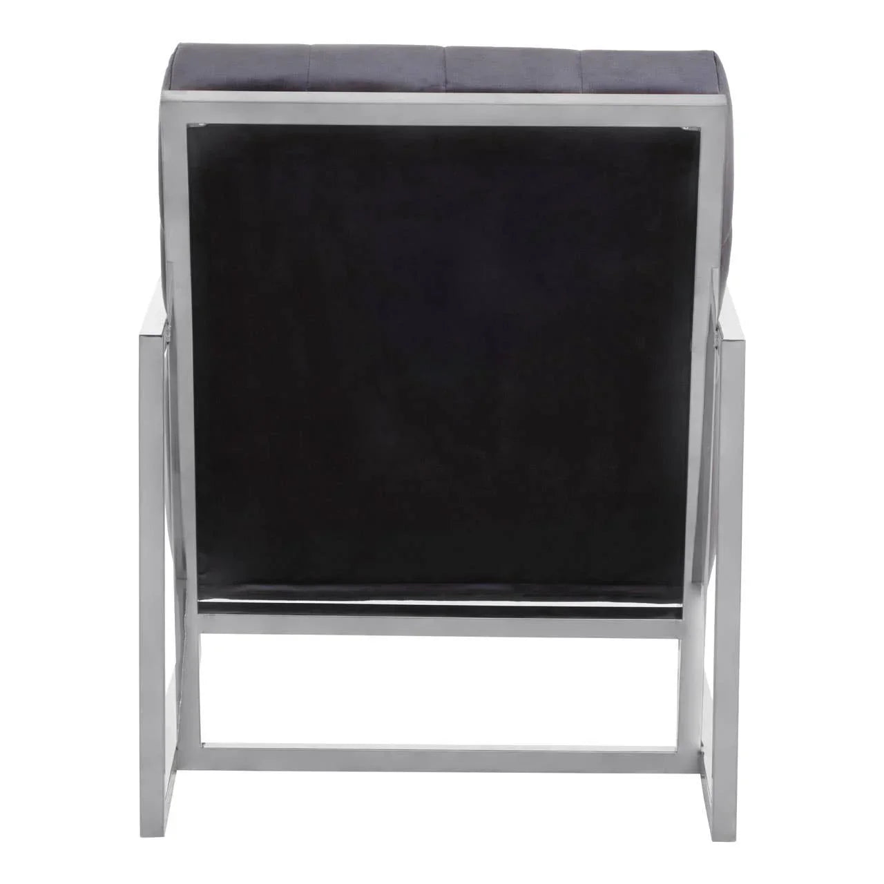 Luxe Black Velvet Accent Chair