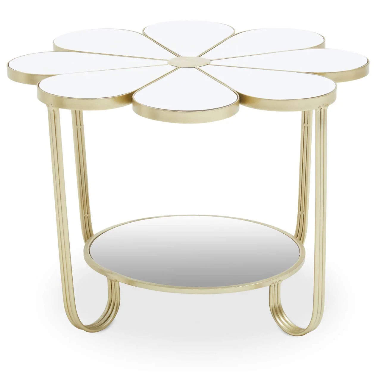 Blooming White Petal Table