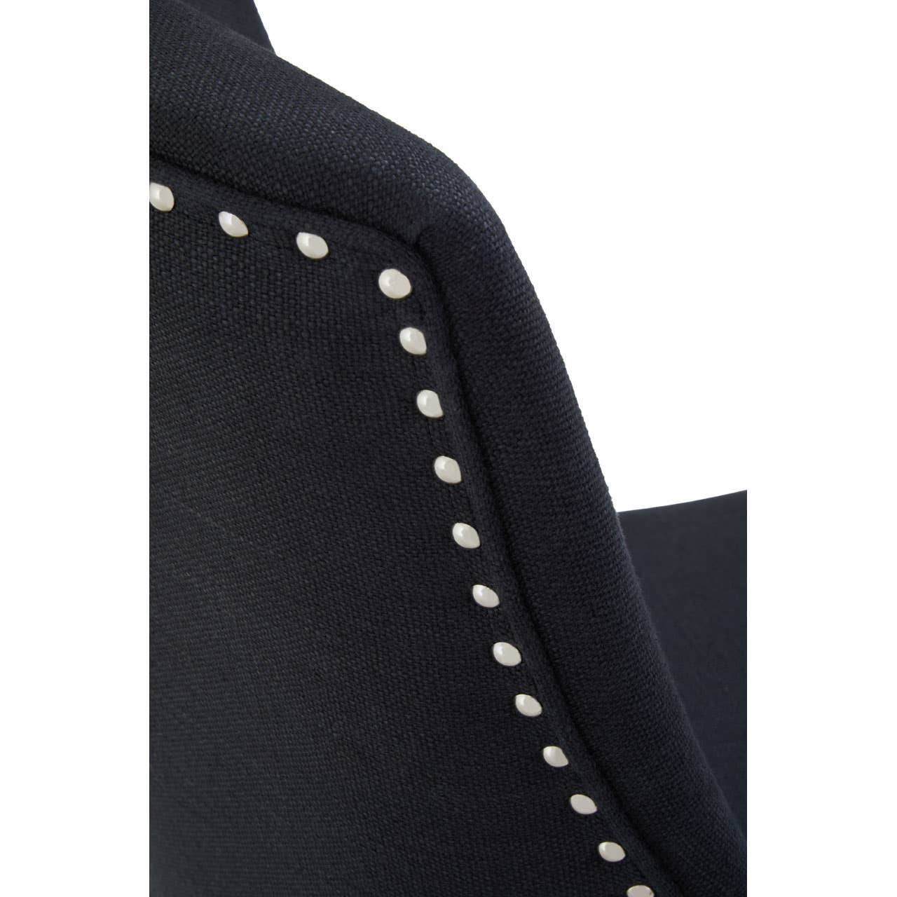 Plush Black Swivel Office Chair