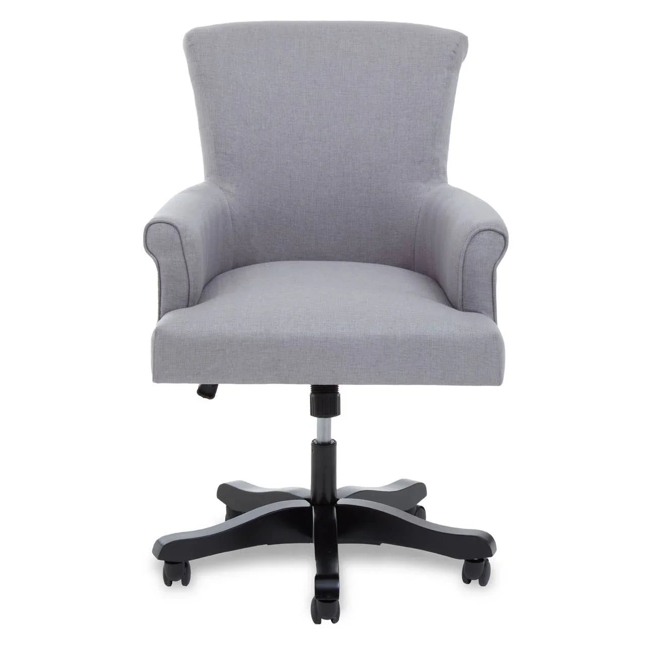 Sleek Grey Swivel Office Chair