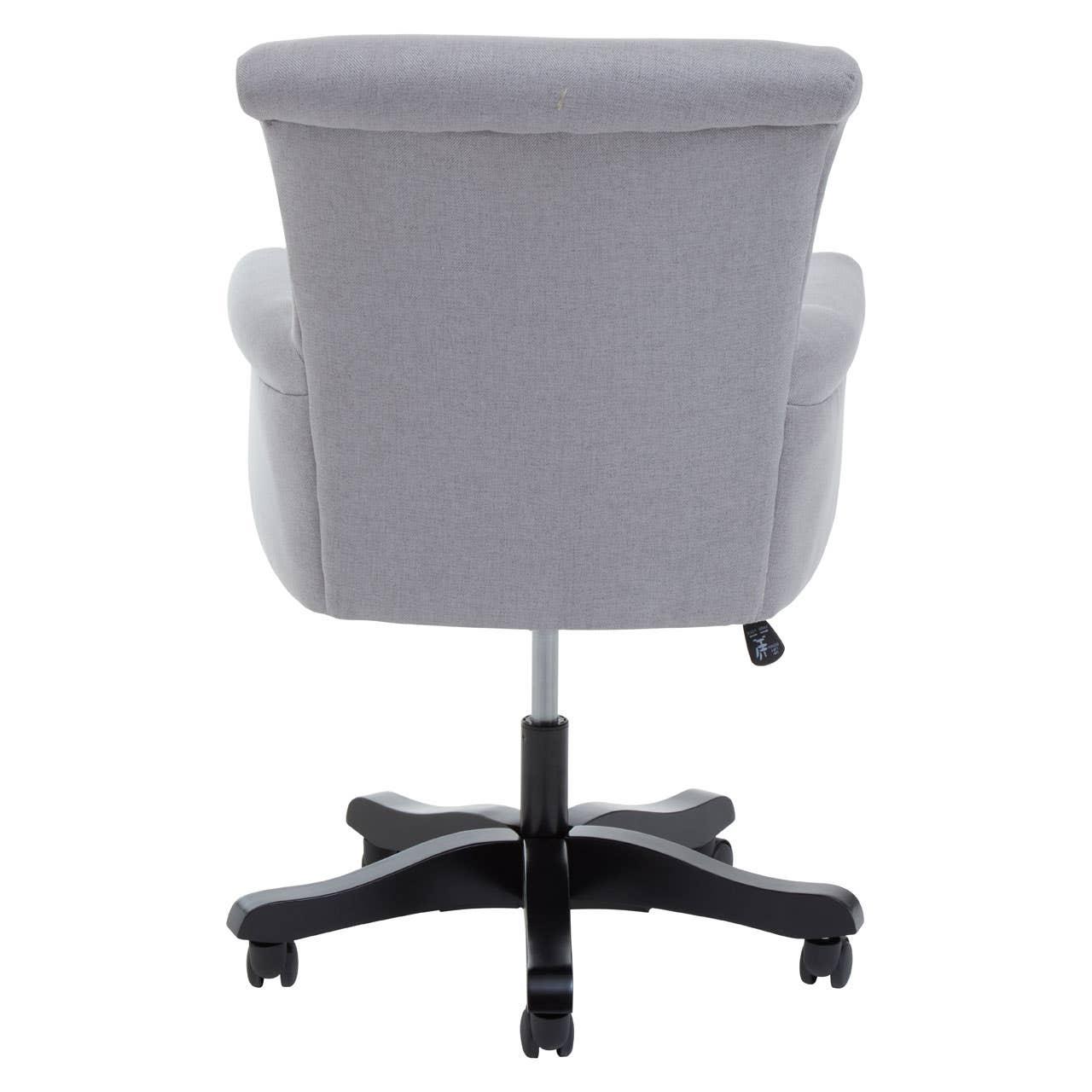 Sleek Grey Swivel Office Chair