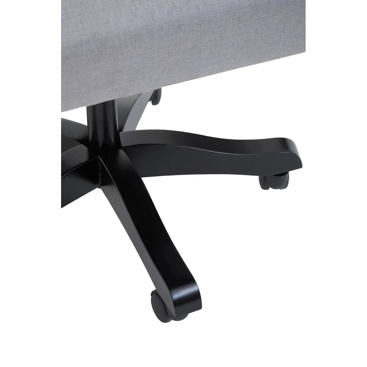 Sleek Grey Swivel Office Chair