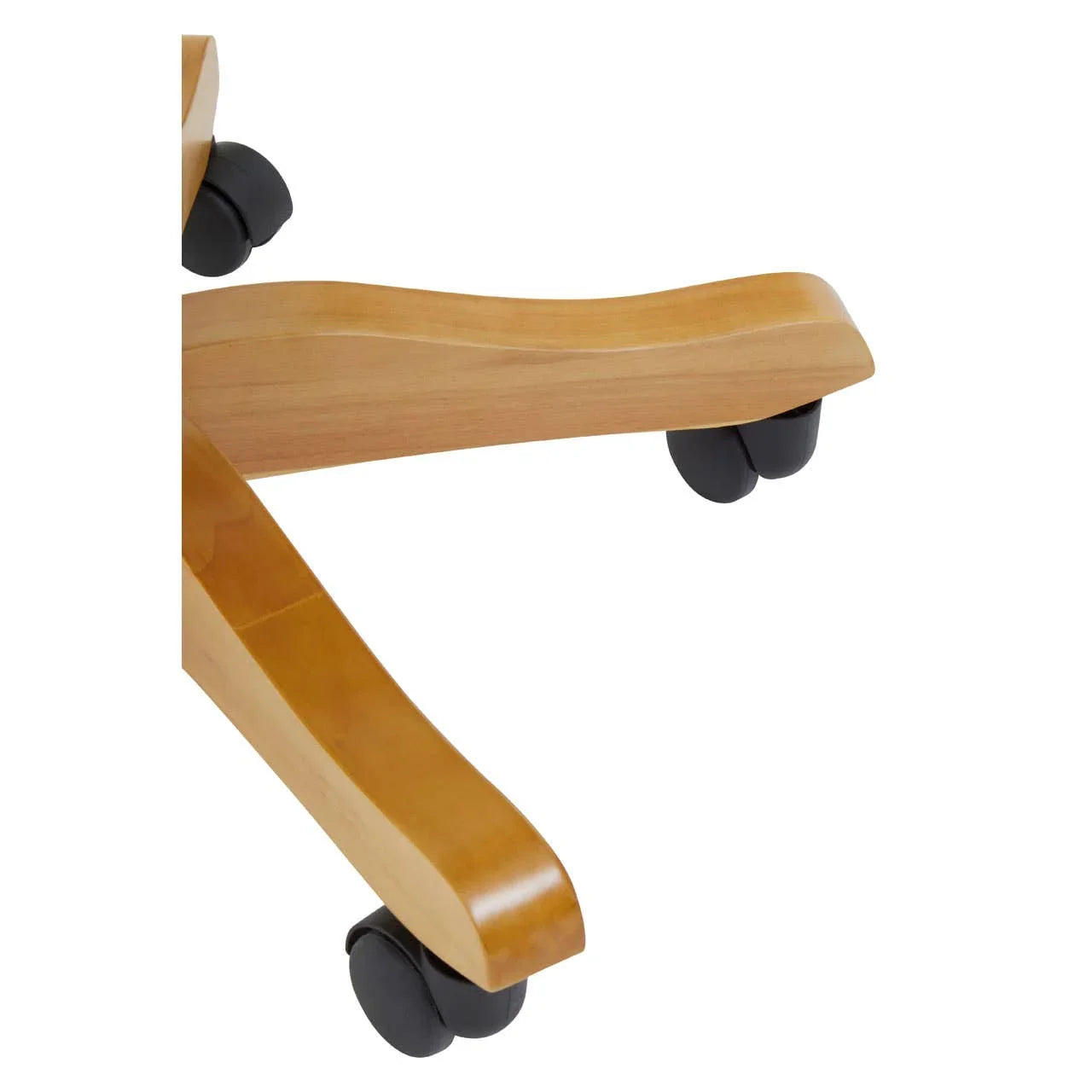 Winged Natural Fabric Office Chair