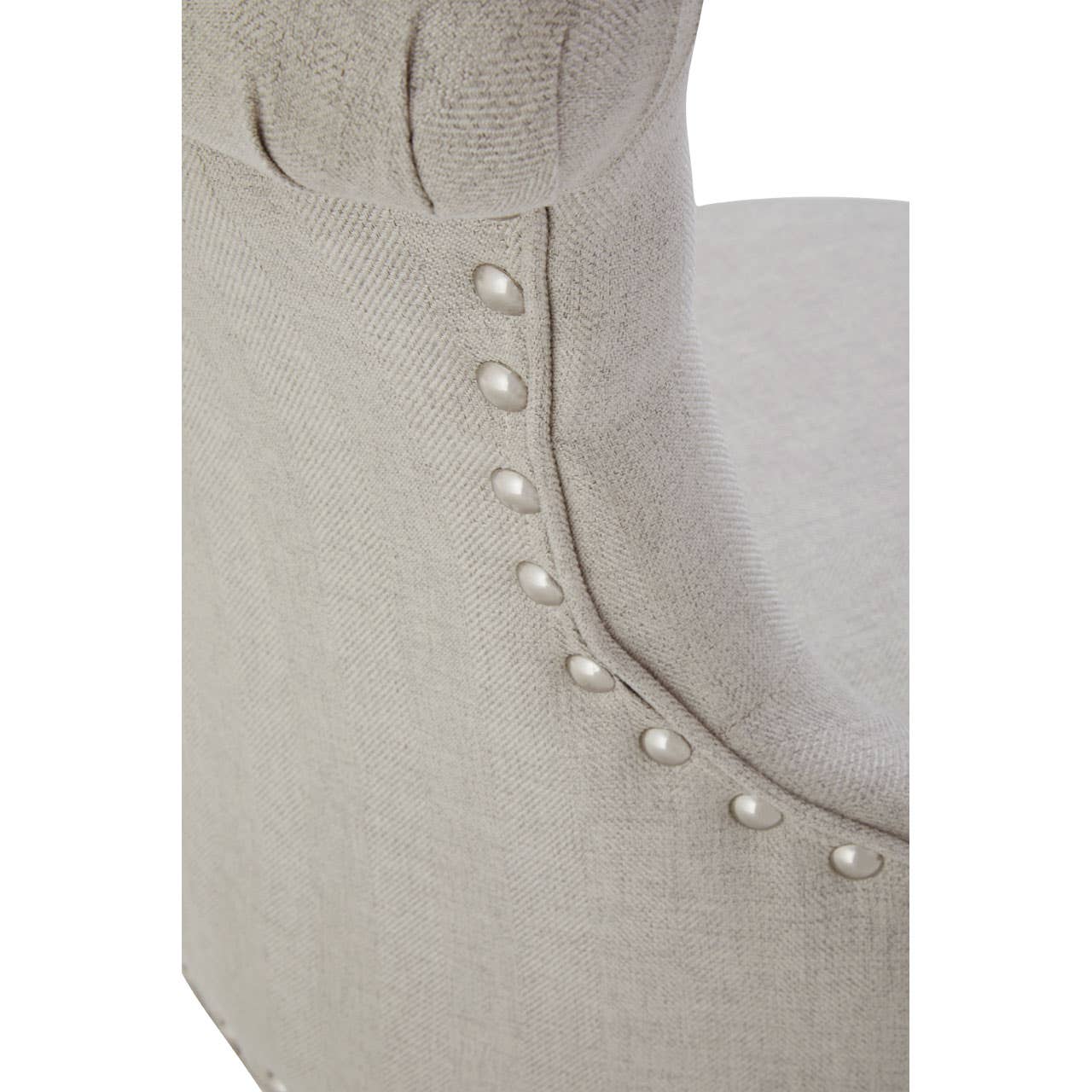 Winged Natural Fabric Office Chair