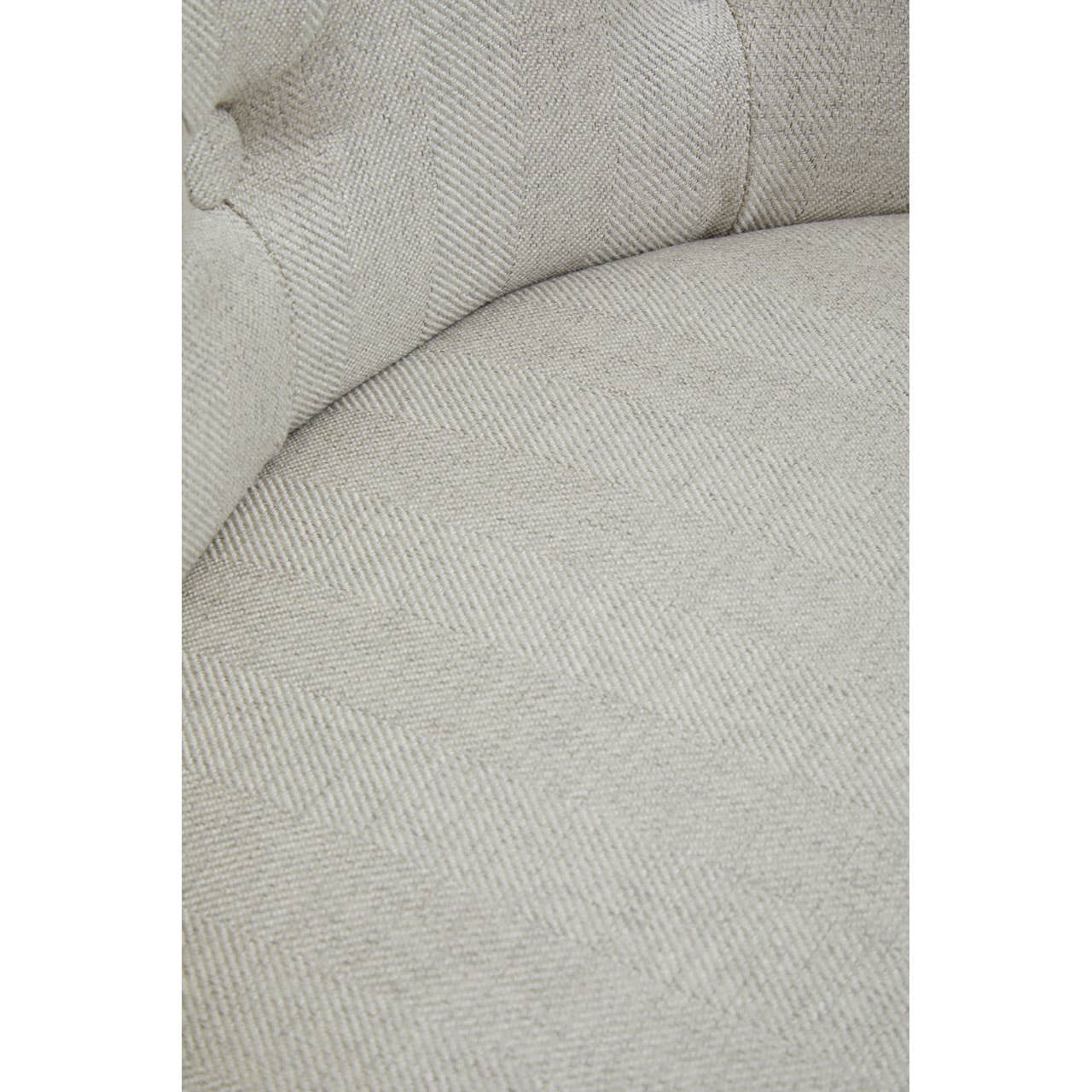 Winged Natural Fabric Office Chair