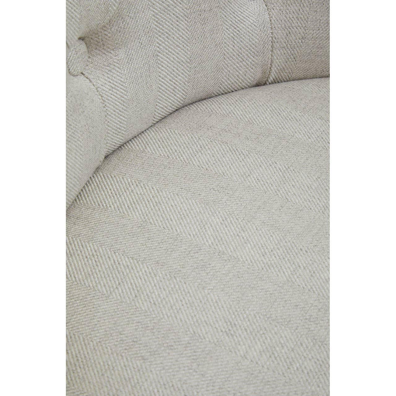 Winged Natural Fabric Office Chair