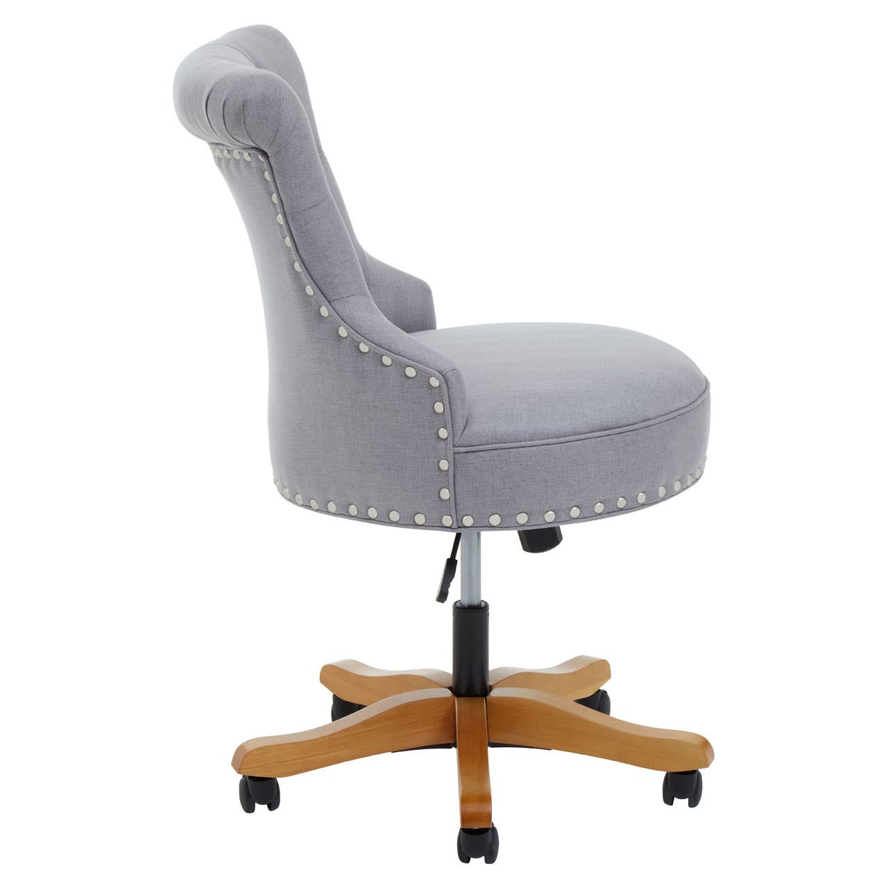 Grey Wingback Office Chair
