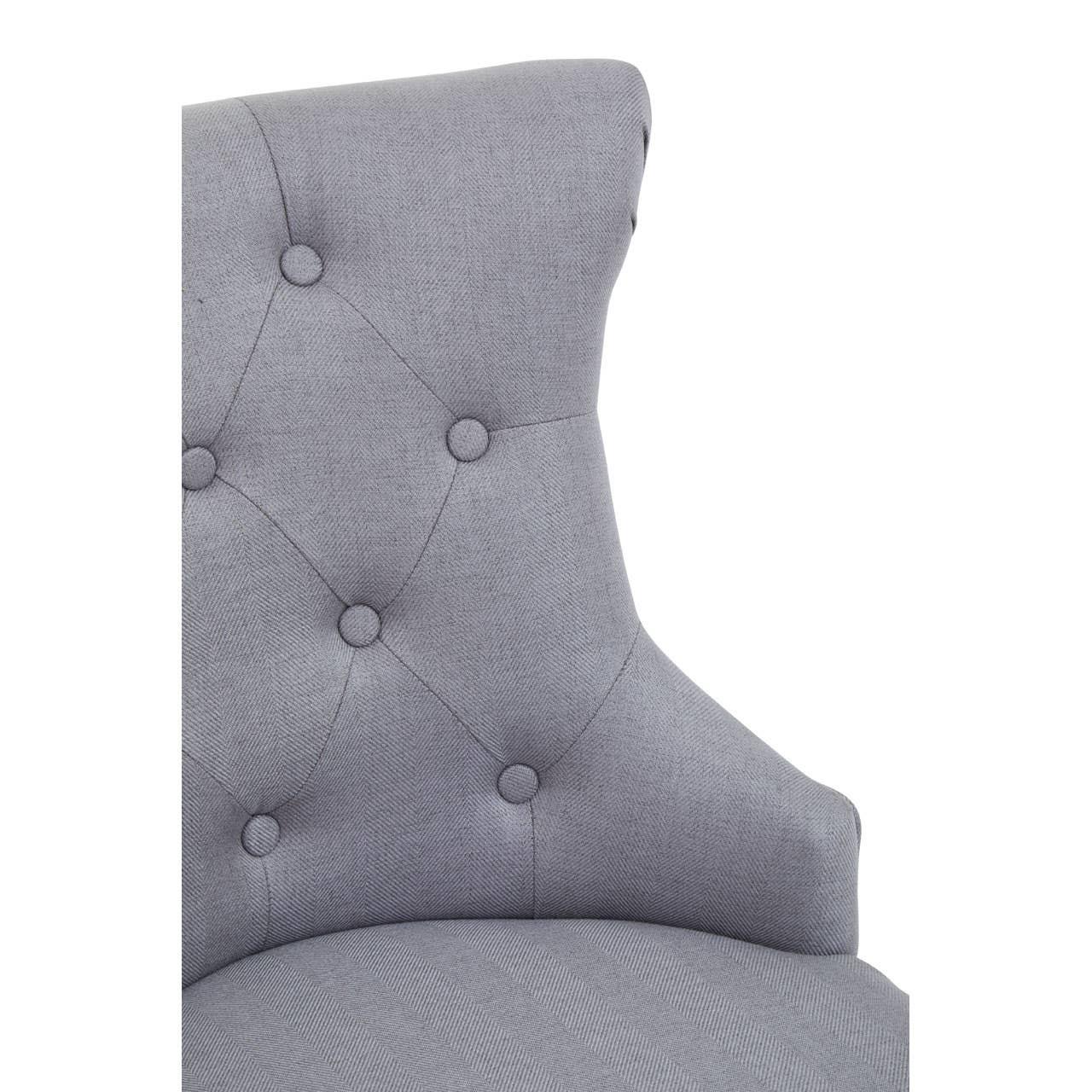 Grey Wingback Office Chair