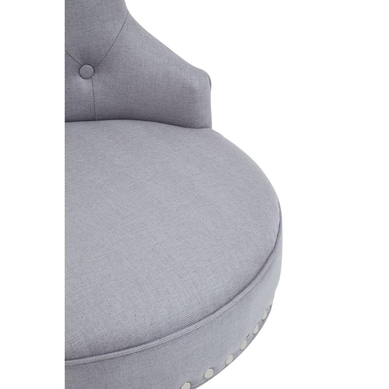 Grey Wingback Office Chair