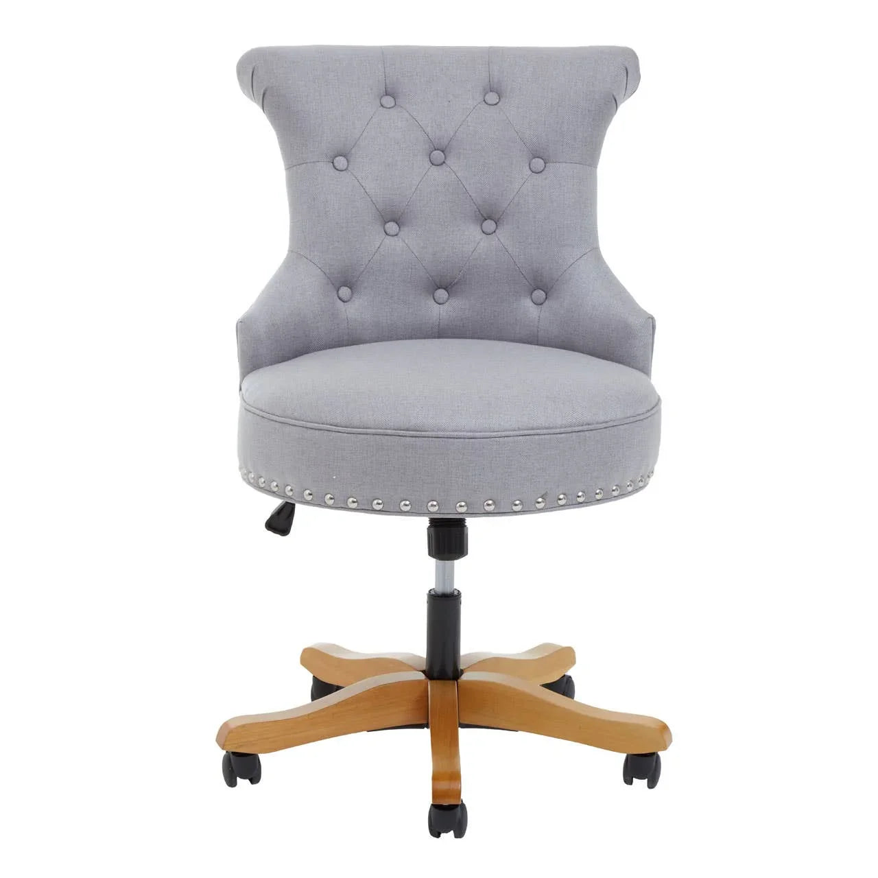 Grey Wingback Office Chair