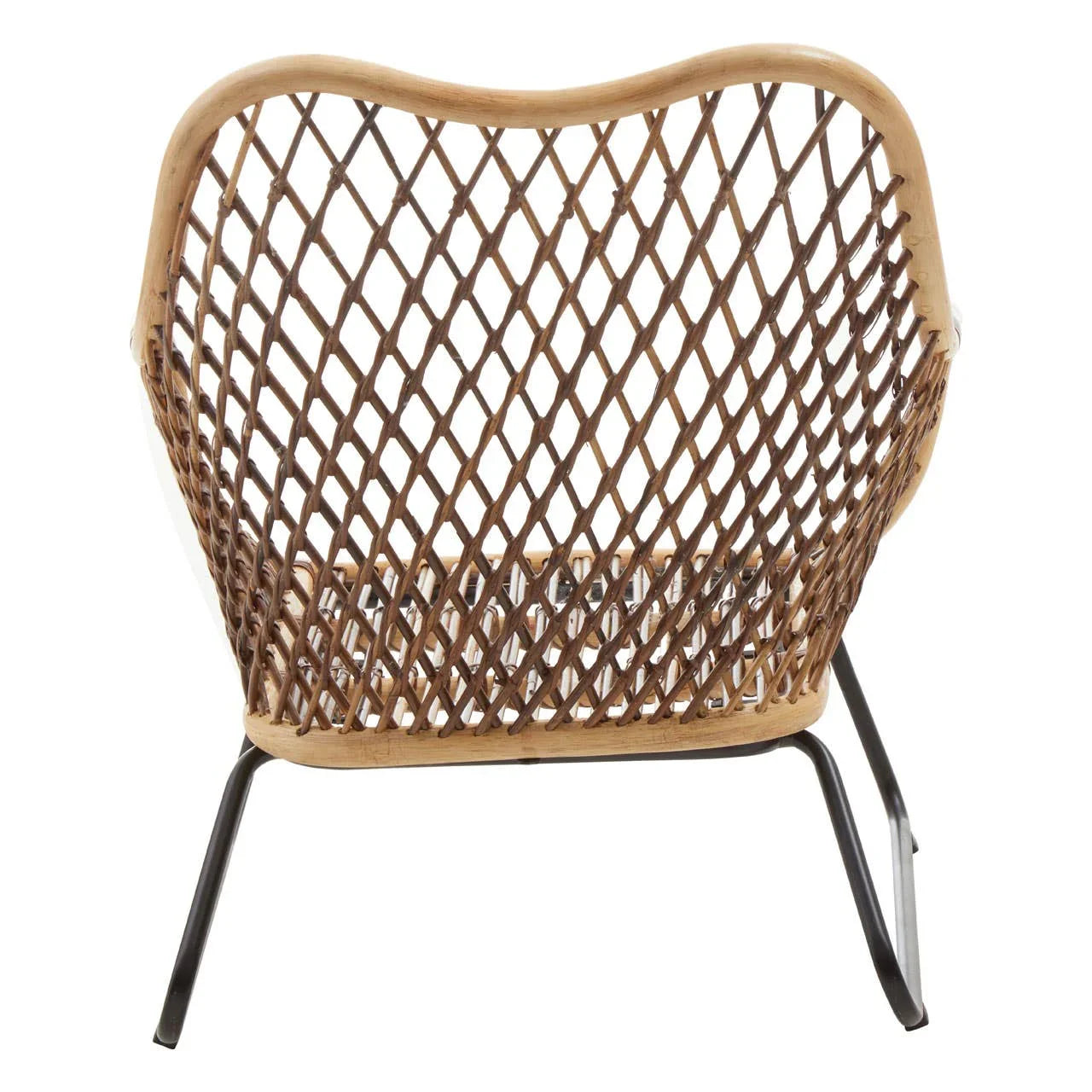 Artisan Woven Rattan Lounge Chair
