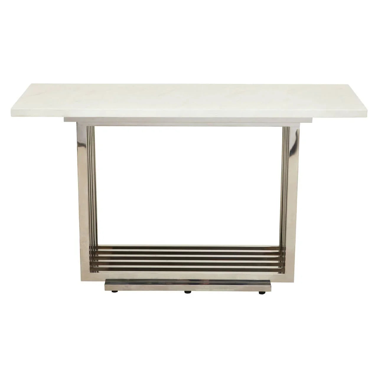 Marble Silver Console Table