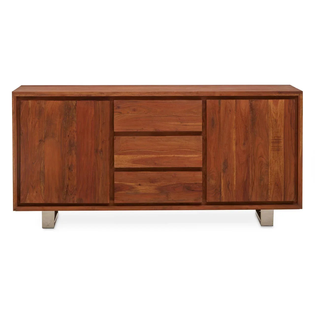 Simla Acacia Two Door Sideboard - Modern Storage Solution for Your Home