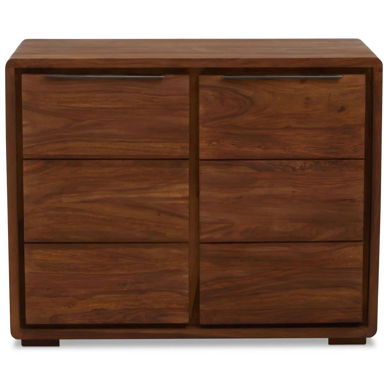 Rustic Chic Sheesham and Acacia Wood Sideboard with Two Doors