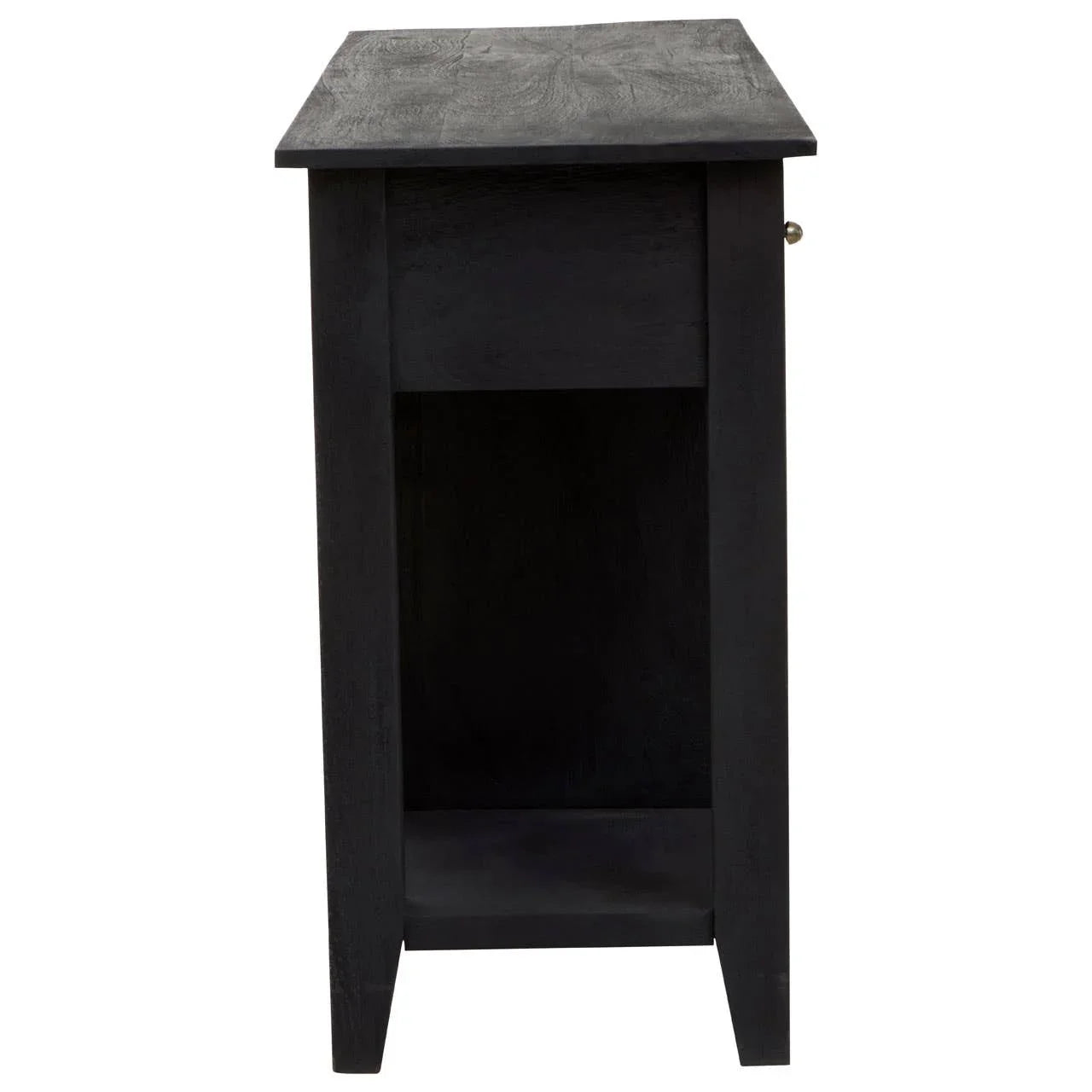 Wine Storage Console Mango Black