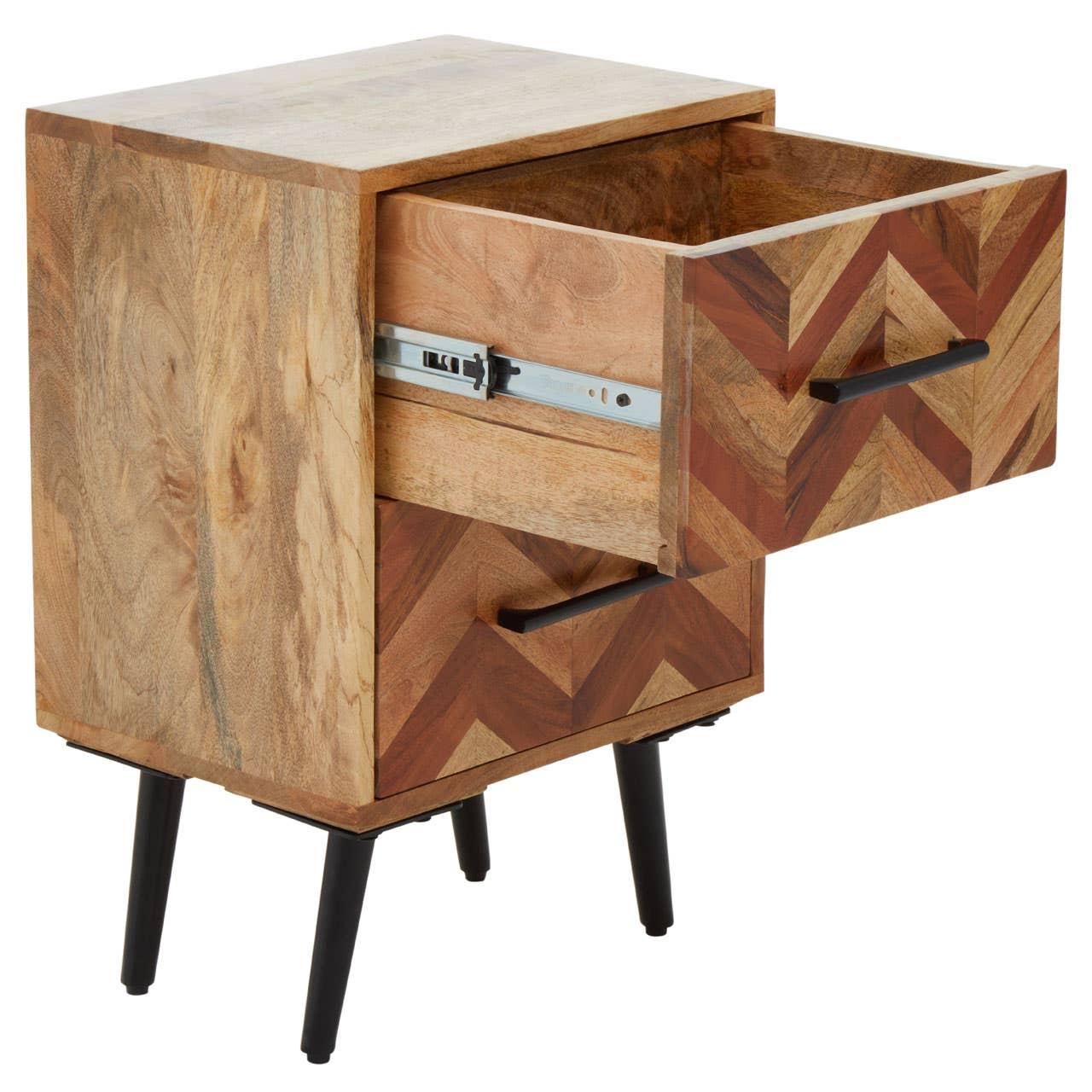 Modern Mango Wood Nightstand
