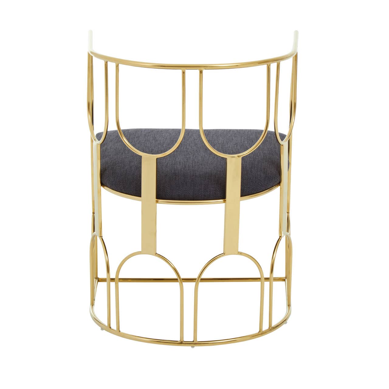 Luxe Black Gold Dining Chair