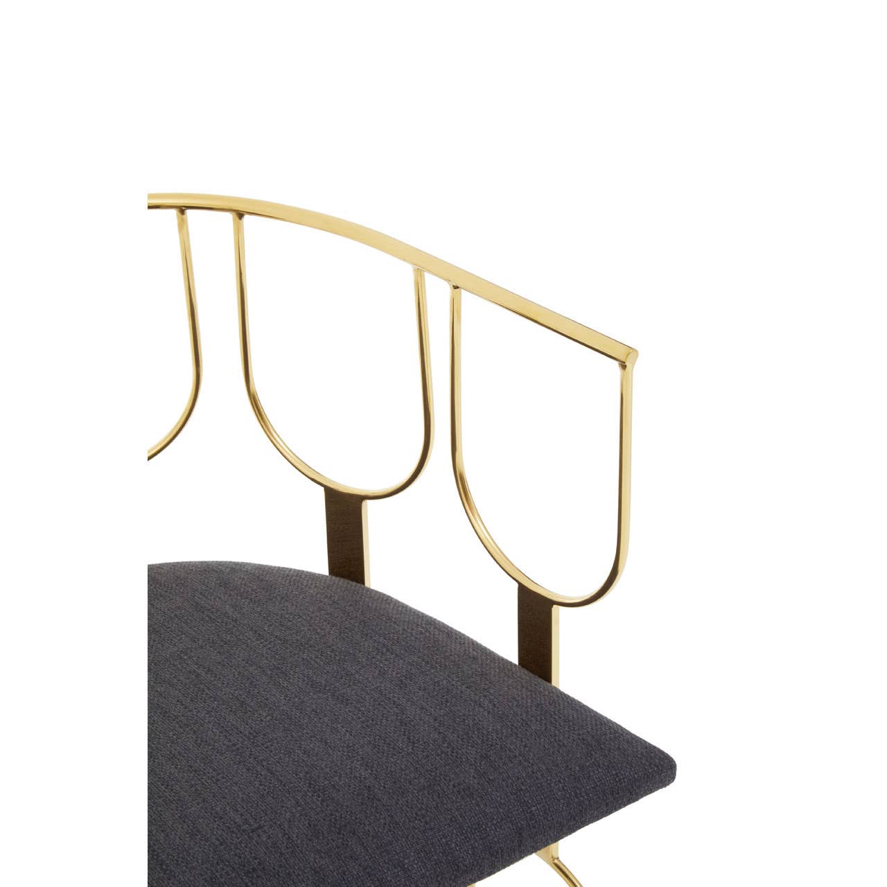 Luxe Black Gold Dining Chair