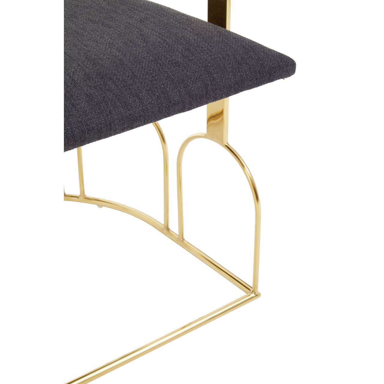 Luxe Black Gold Dining Chair