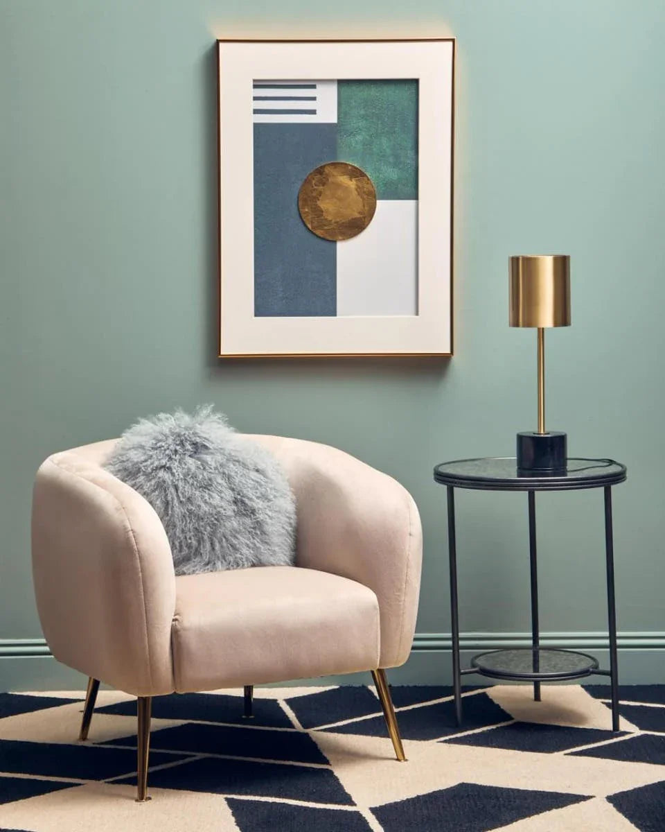 Luxe Velvet Gold Leg Chair