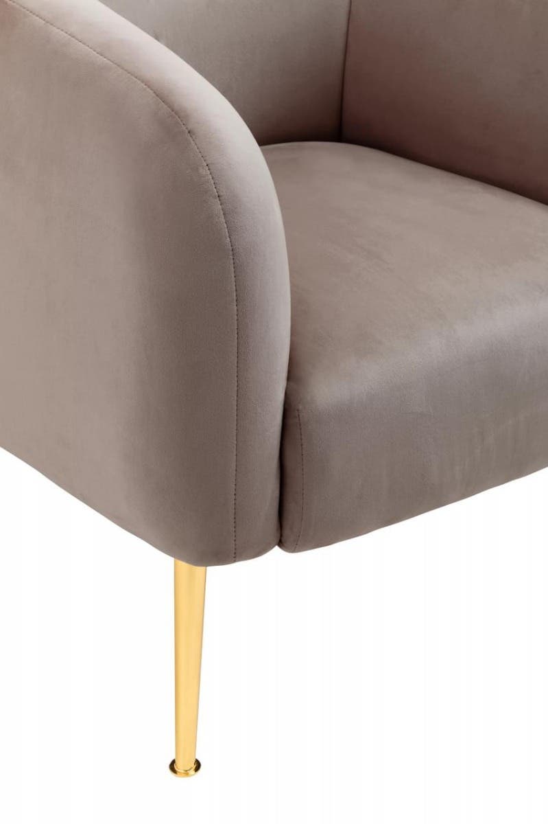 Luxe Velvet Gold Leg Chair