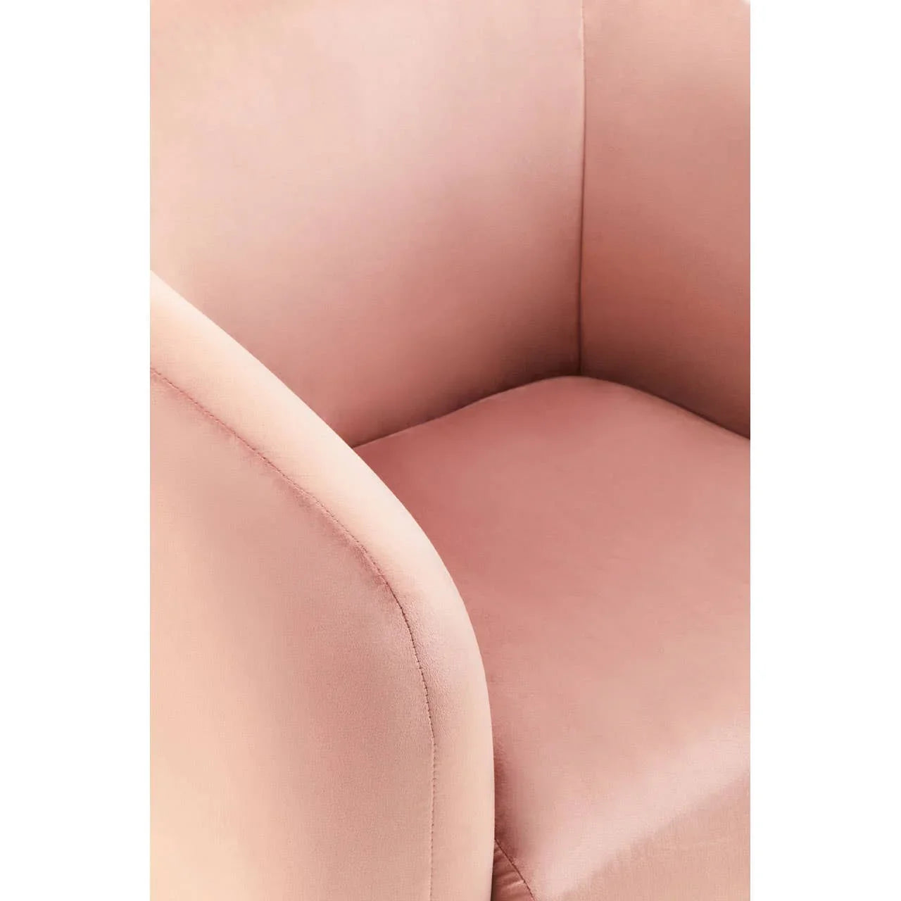 Luxe Pink Velvet Armchair