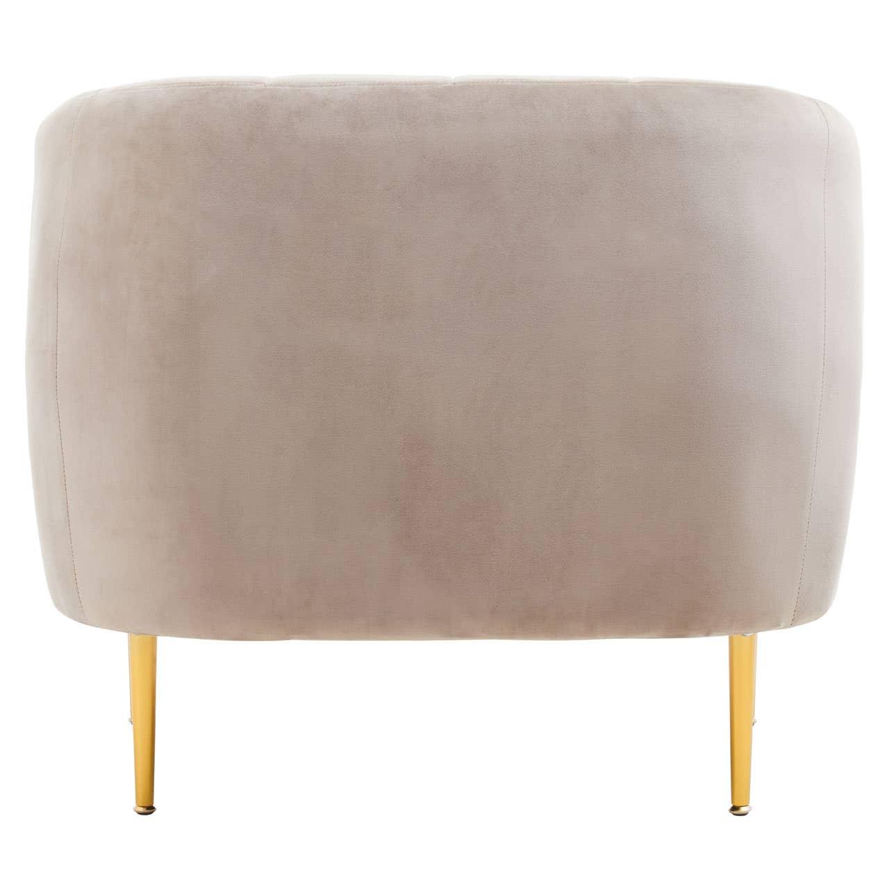 Luxe Mink Velvet Armchair