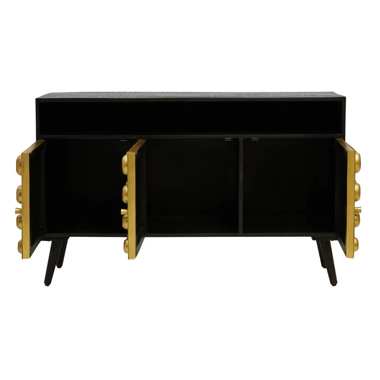 Golden Era Mid-Century Luxe Three-Door Sideboard