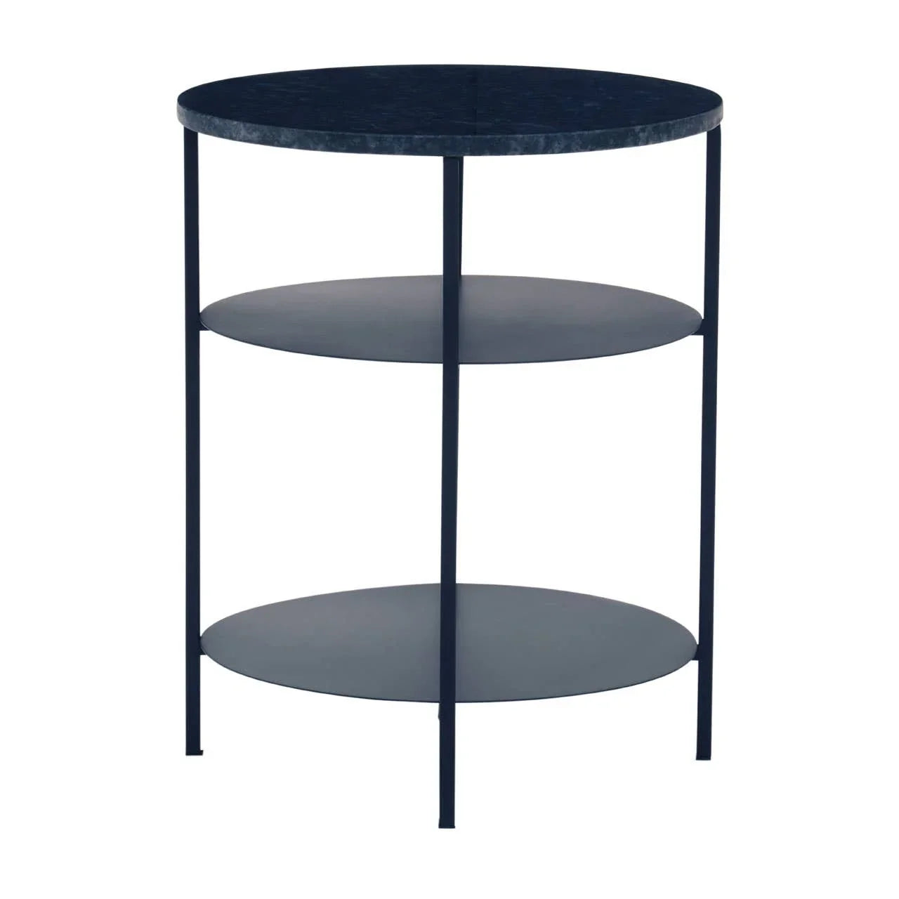 Marble Iron Side Table Trio