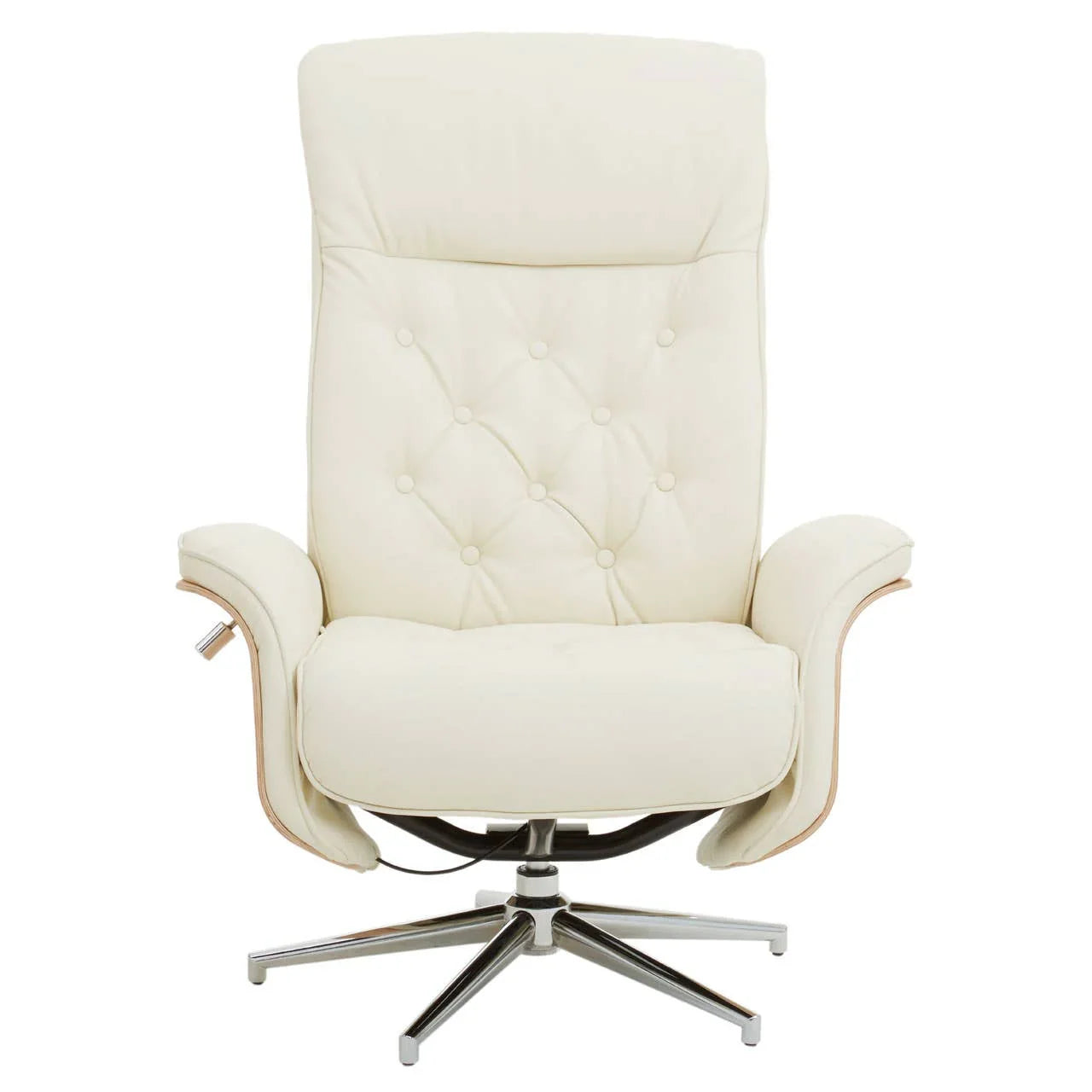 Modern Ivory Recliner Set