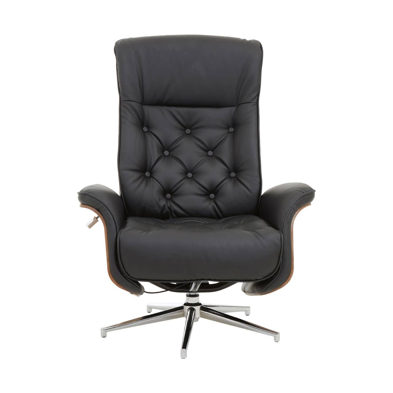 Modern Black Recliner Set