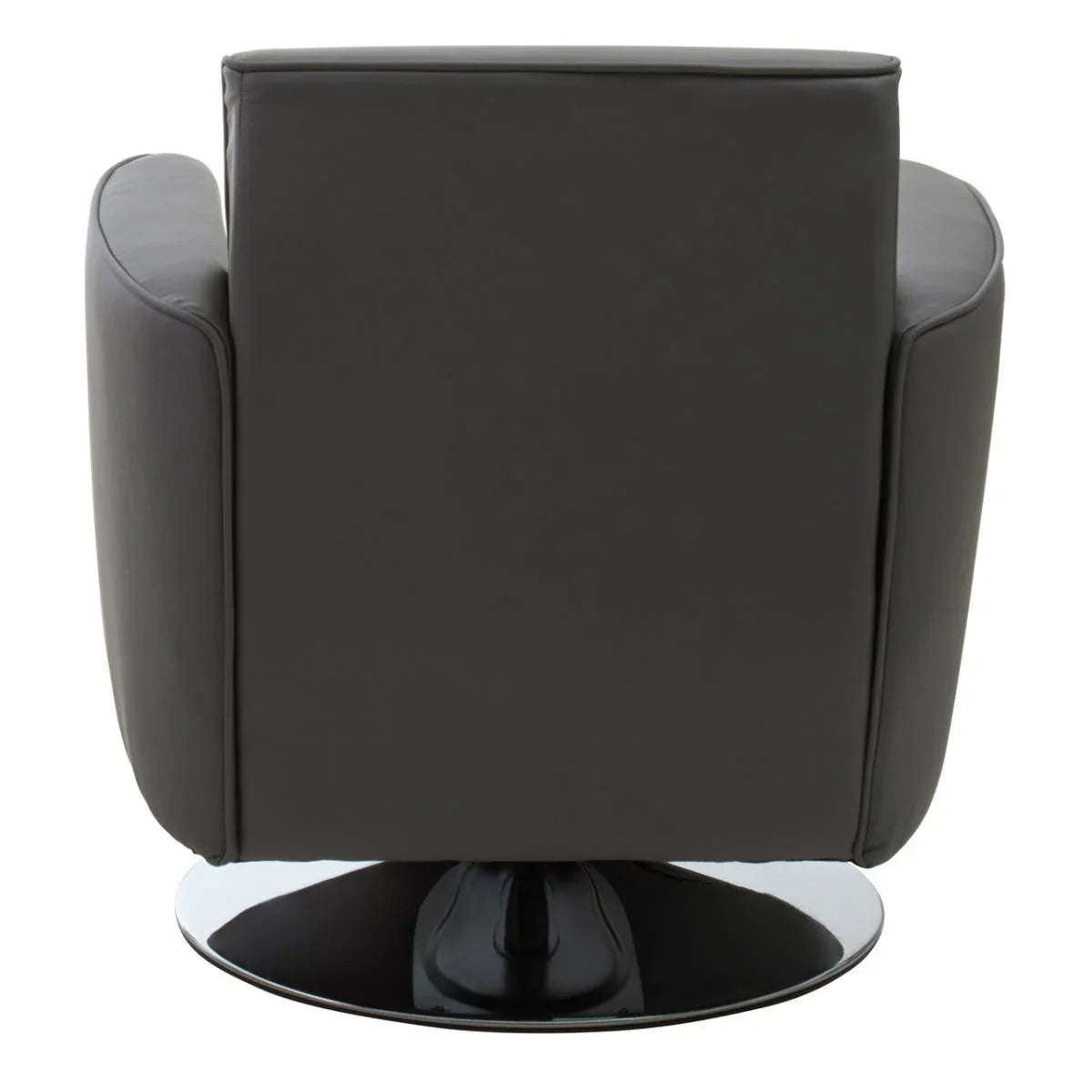 Modern Grey Leather Office Chair