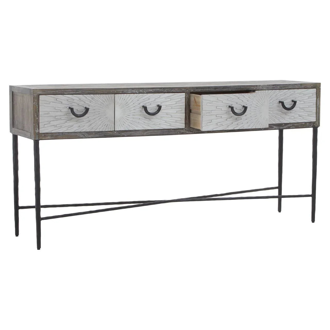 Rustic Elegance Elmwood Console Table