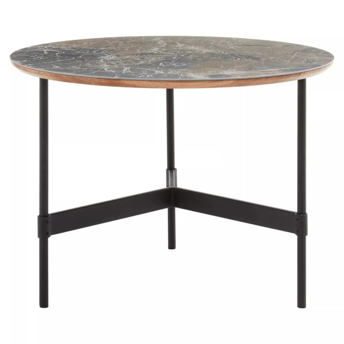 Slate Top Round Coffee Table