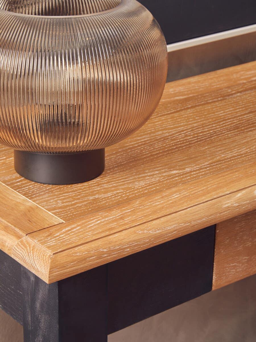 British Oak Antique Console Table