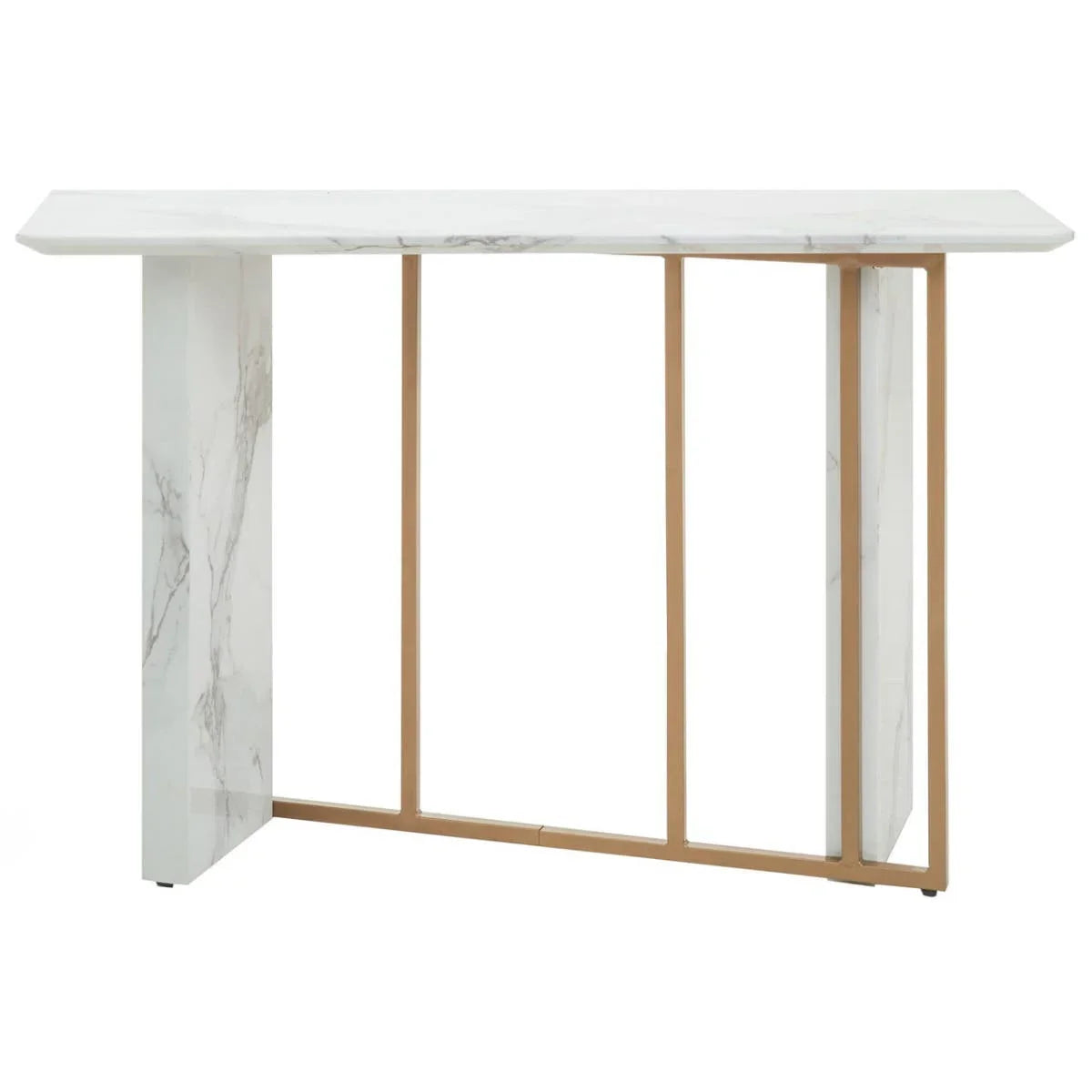 Golden Marble Vieste Console Elegance