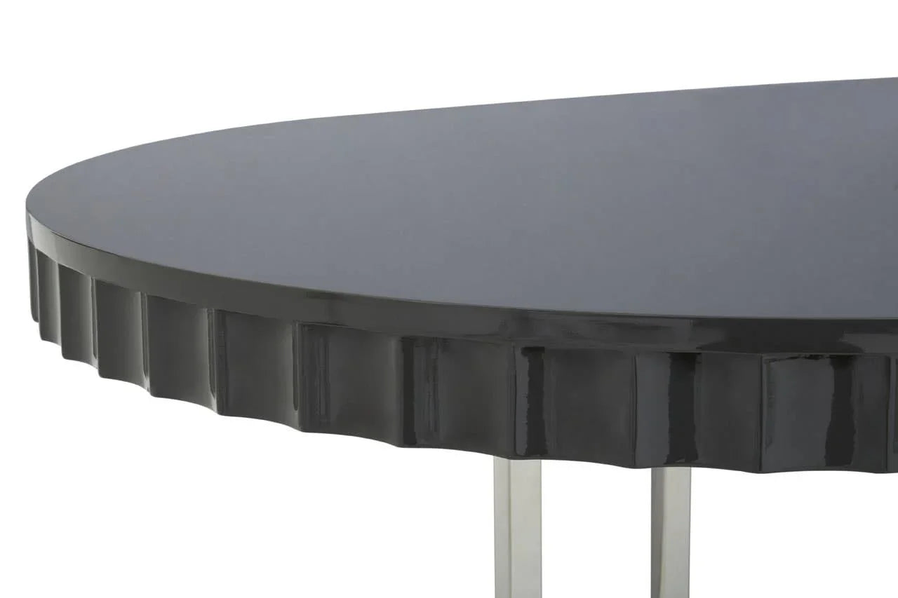 Sleek Grey Dining Table