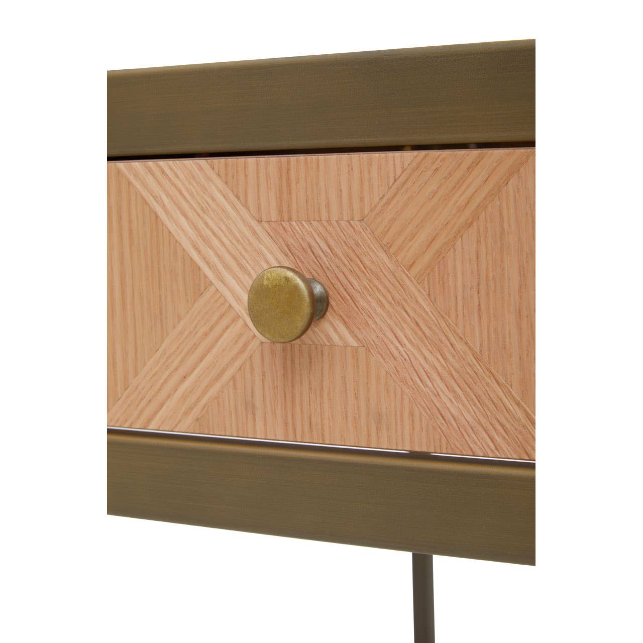 Oak Veneer Computer Desk