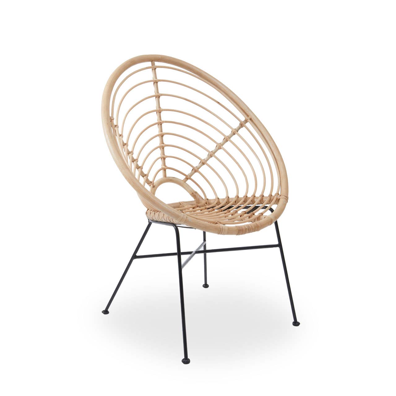 Sway Rattan Round Accent Chair
