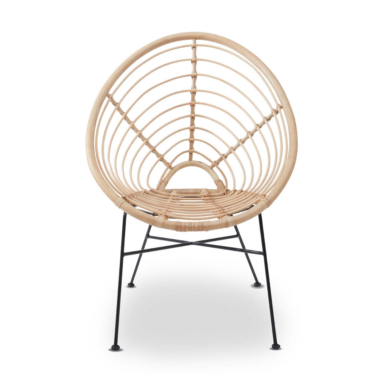 Sway Rattan Round Accent Chair