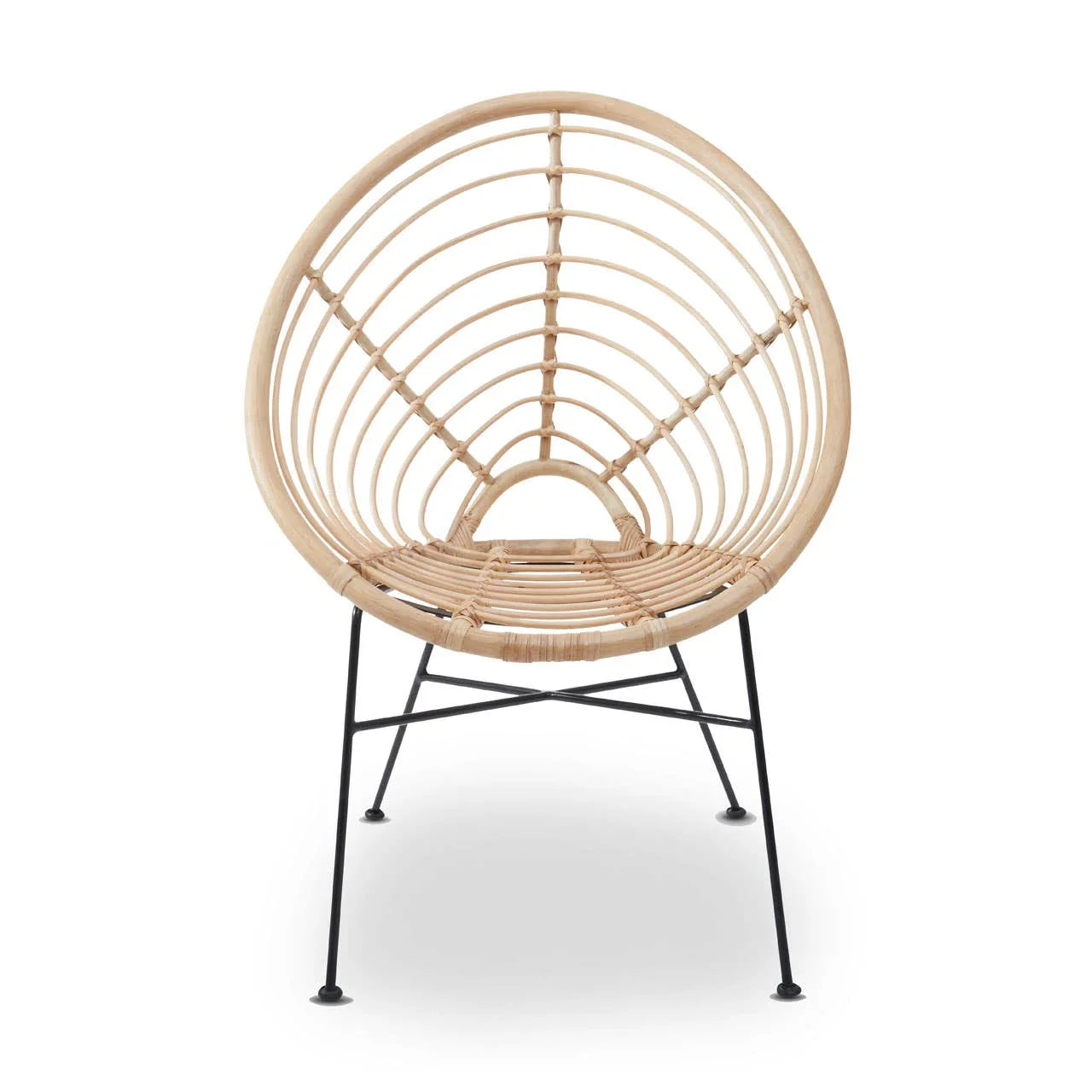 Sway Rattan Round Accent Chair