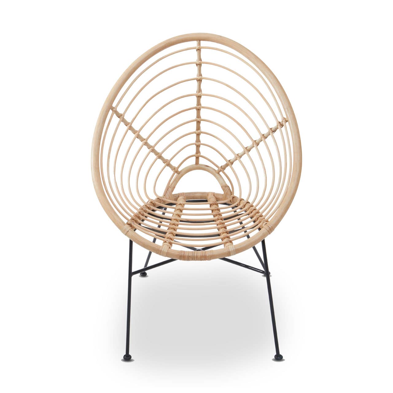 Sway Rattan Round Accent Chair